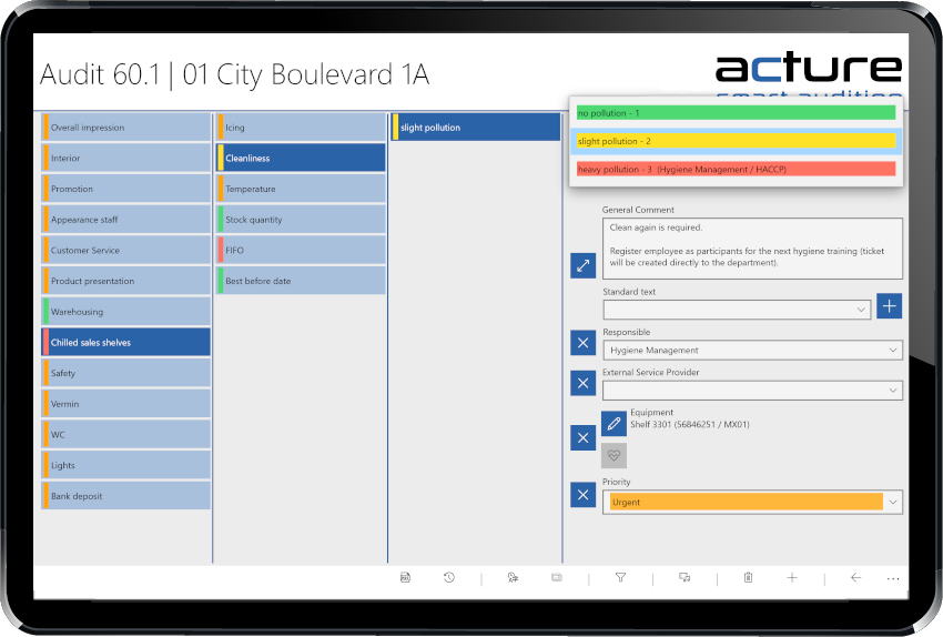 nextVision acture | On-site checks and audits