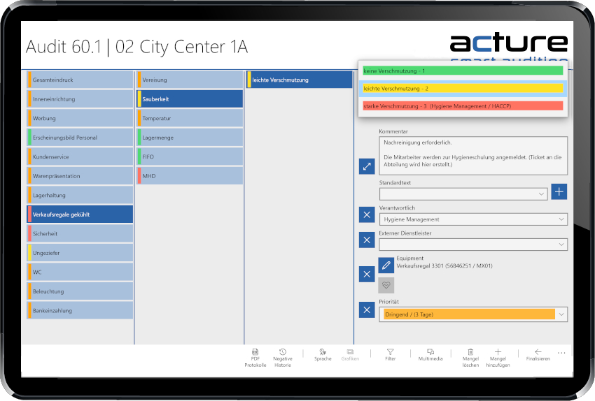 nextVision acture | Vor-Ort Checks und Audits